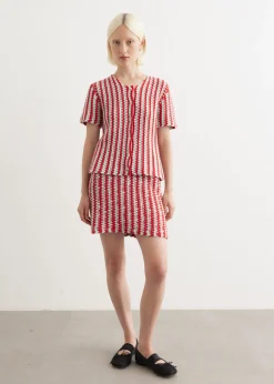 Zig Zag Crochet Skirt