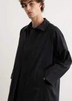 Zip Button Cotton Coat