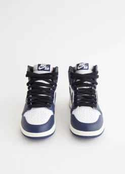 Air Jordan 1 Retro High OG 'Midnight Navy' Sneakers (GS)