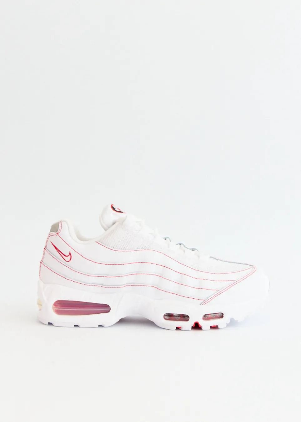 Air Max 95 OG 'White University Red' Sneakers