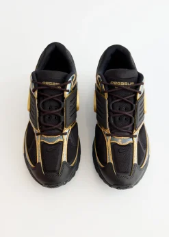 Air Pegasus Wave Premium 'Black Metallic Gold' Sneakers