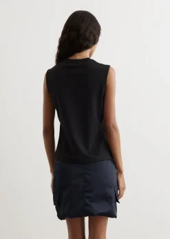 Anchor Embroidery Tank Top