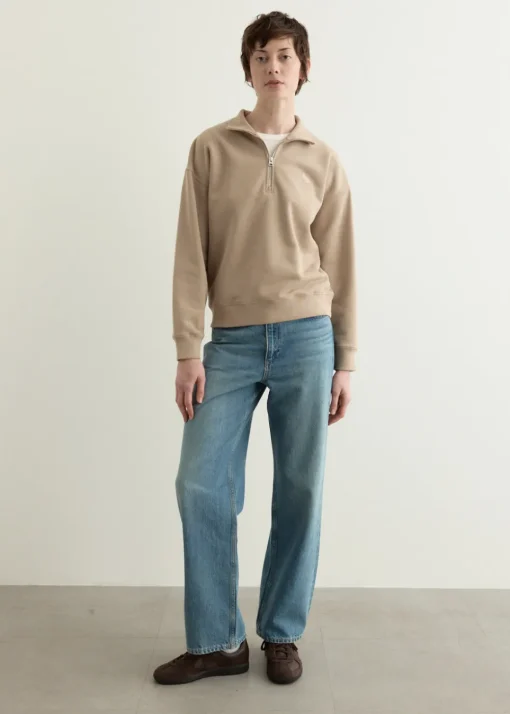 Baby Fox Half Zip Sweatshirt