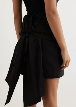 Back Bow Mini Skirt