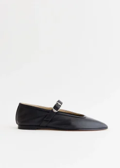 Ballet Mary Jane Leather Flats
