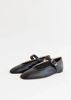 Ballet Mary Jane Leather Flats