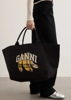 Banana Print Shopper XXL Tote