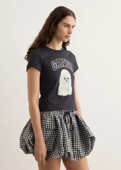 Basic Cotton Jersey Poodle Baby Fit T-Shirt