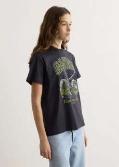 Basic Jersey Cherry Relaxed T-Shirt