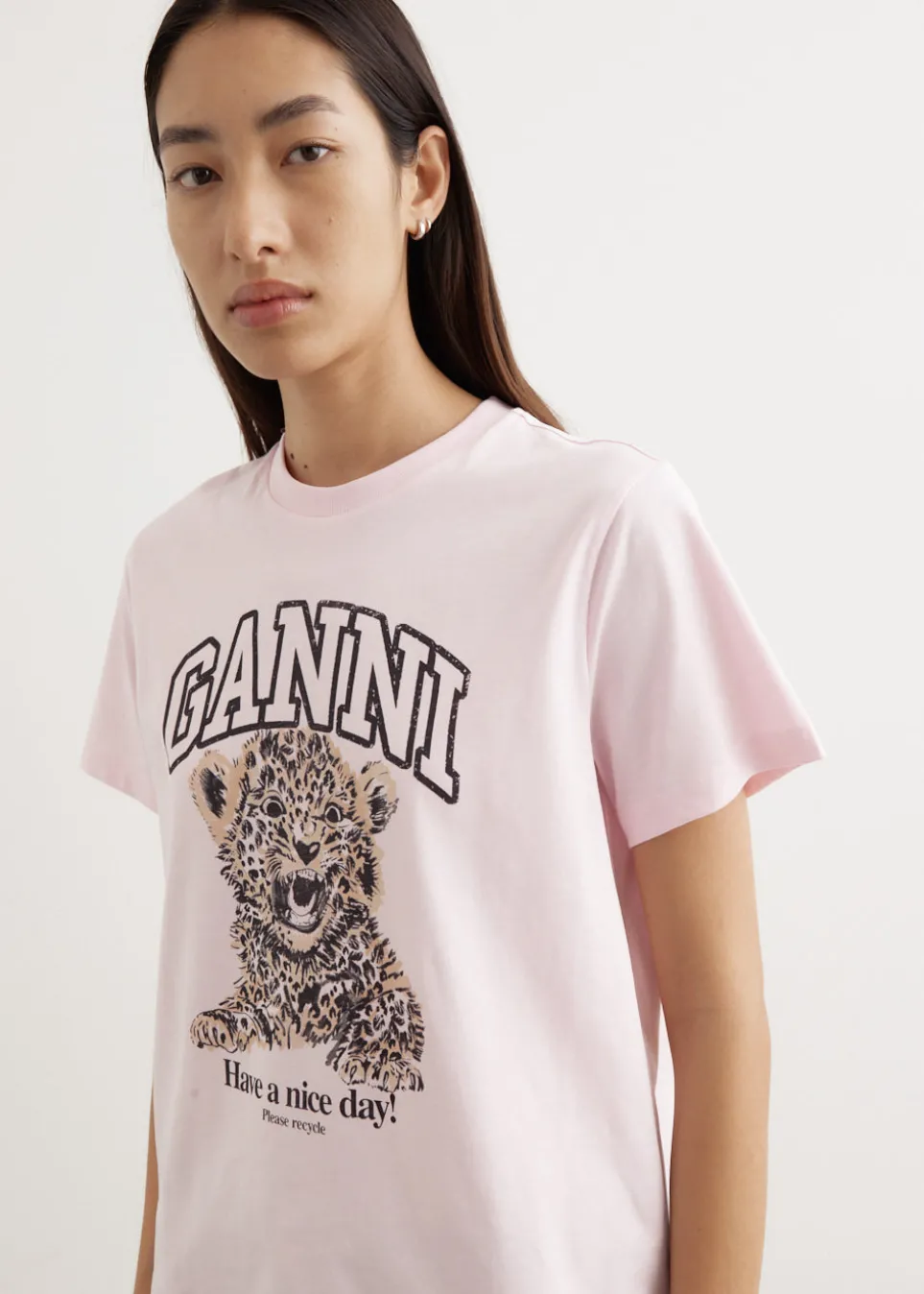 Basic Jersey Leopard Relaxed T-Shirt