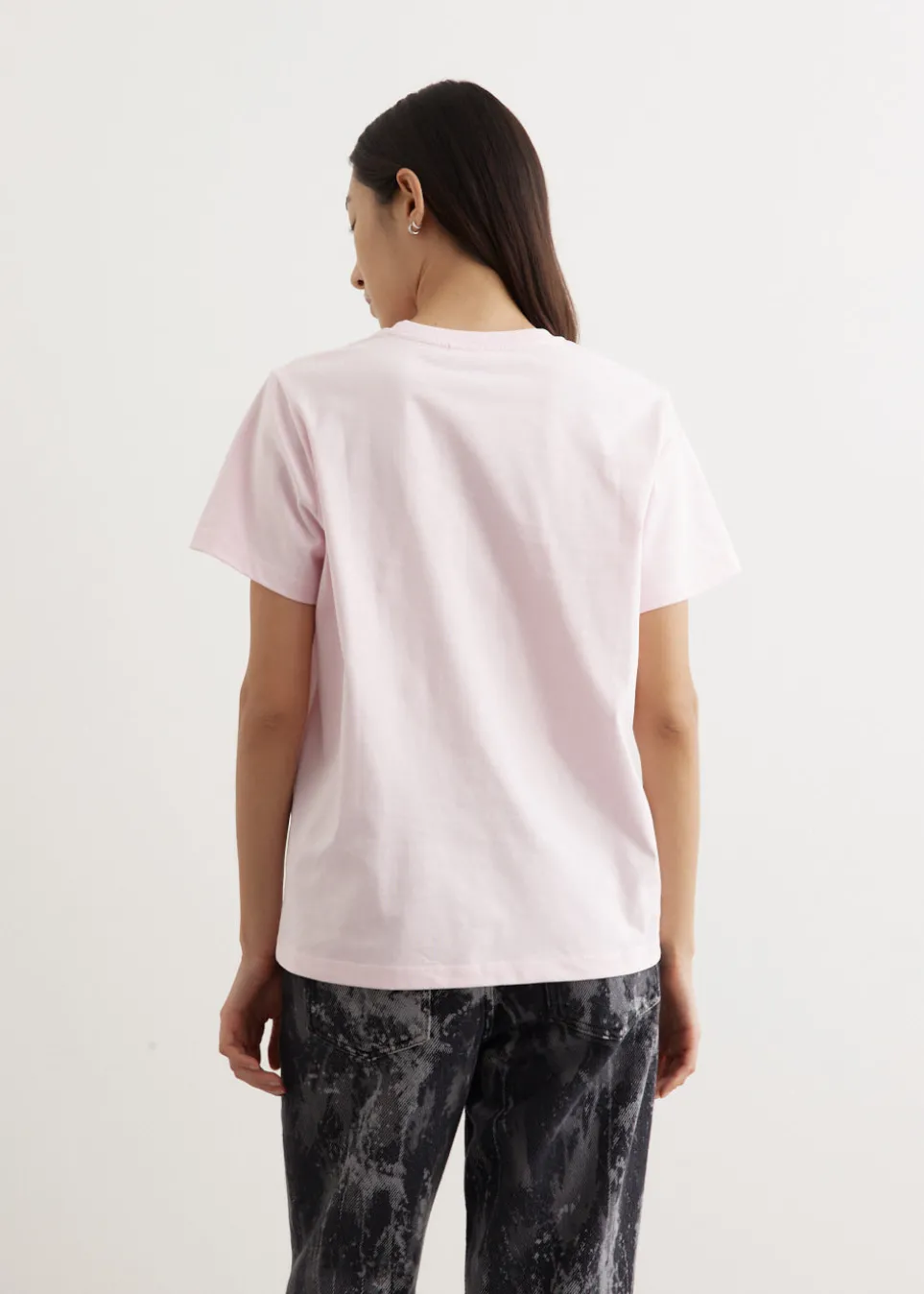 Basic Jersey Leopard Relaxed T-Shirt