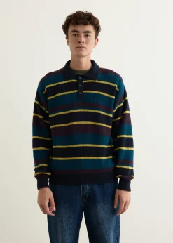 Beauchamp Multi Stripe Polo Sweater