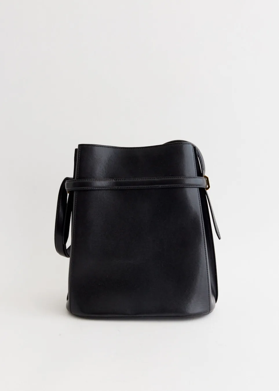 Belted Bucket Bag