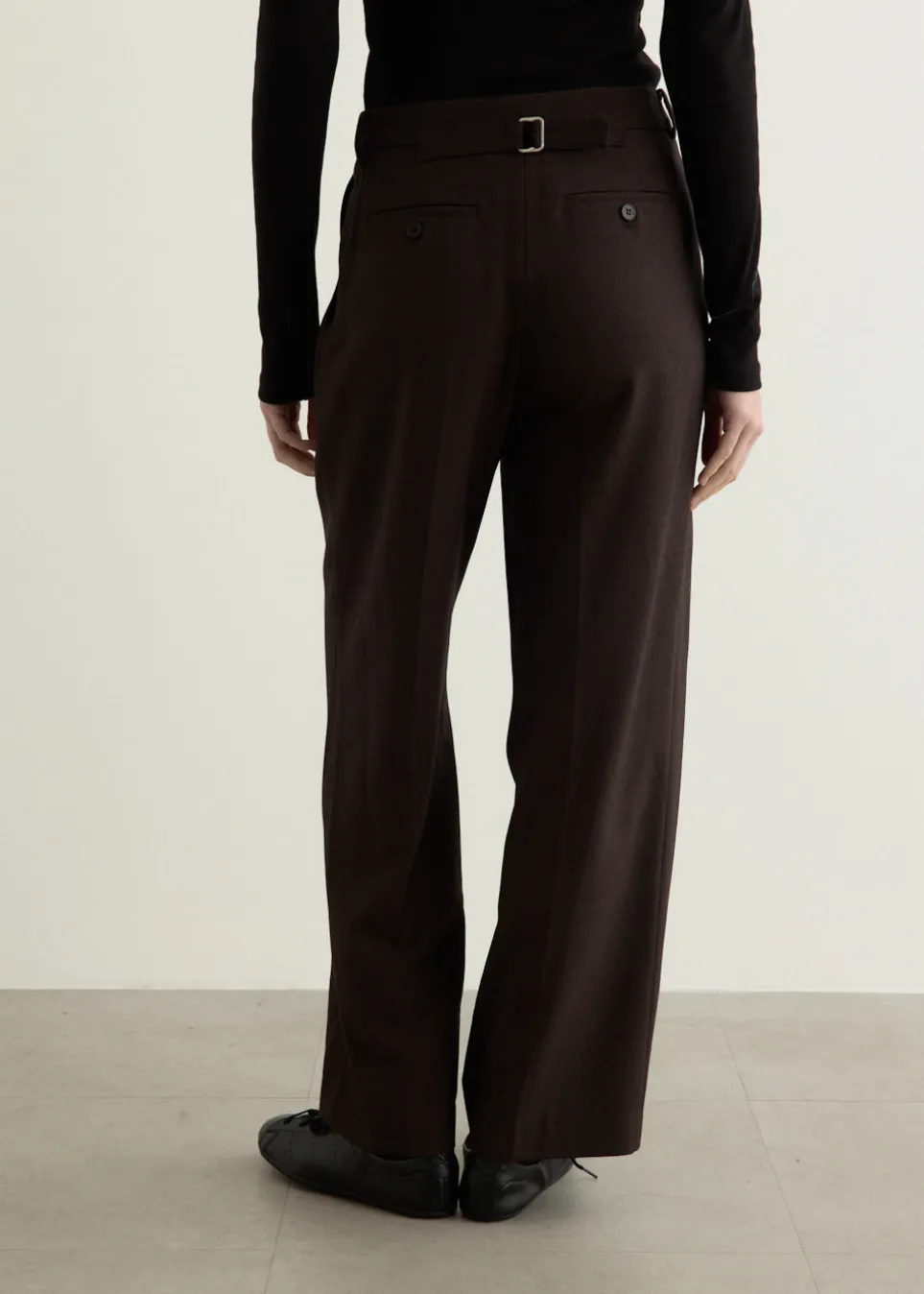 Belted Point Trousers