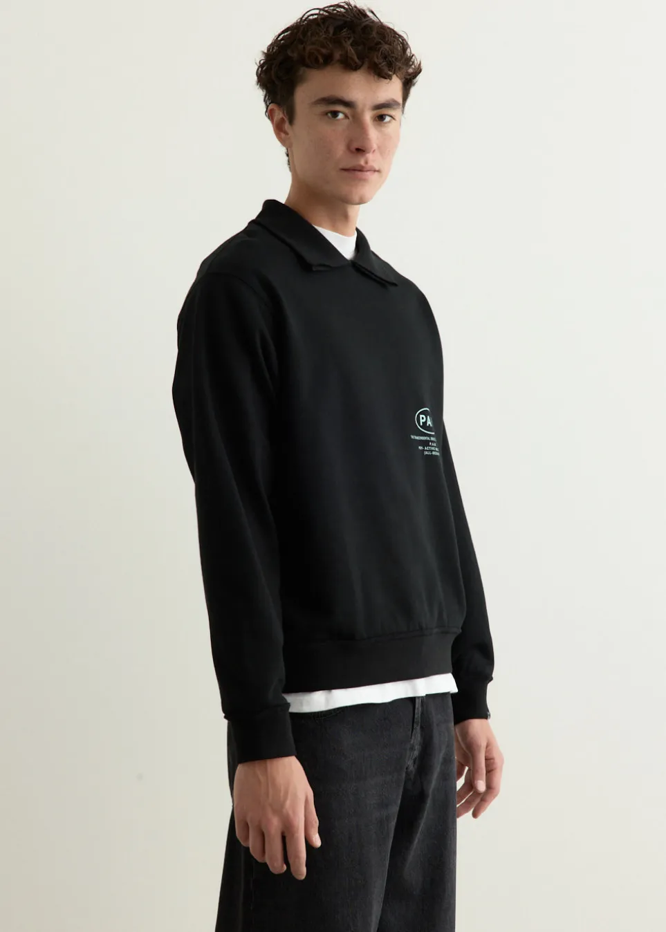 Between Chaos Collared Sweat