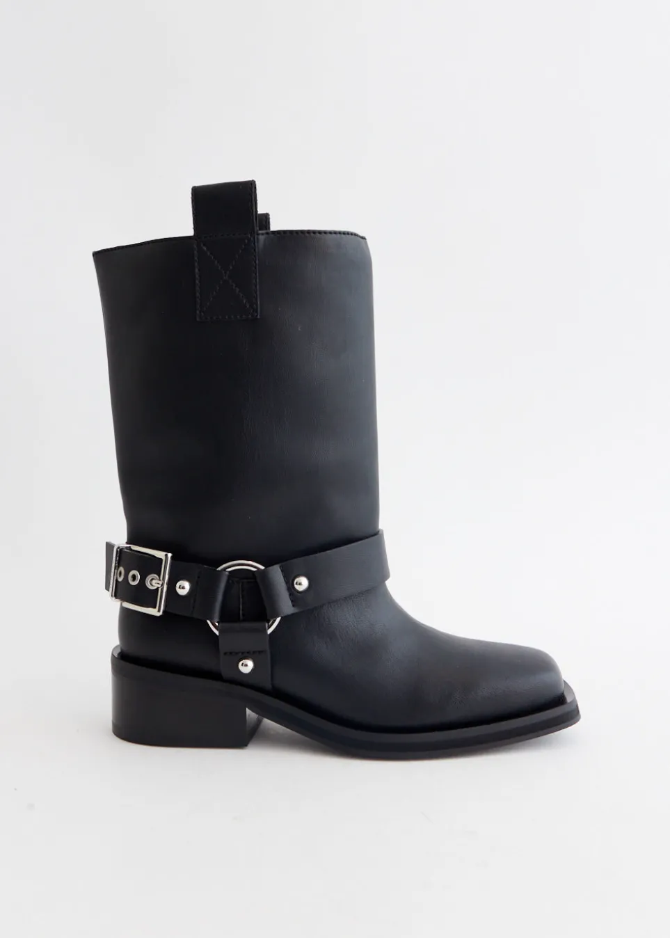 Biker Tubular Mid Shaft Boots