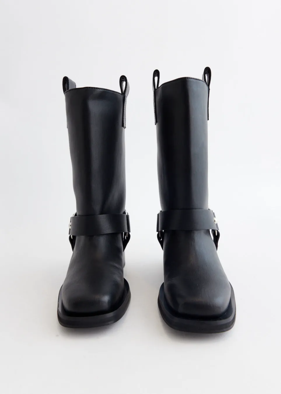 Biker Tubular Mid Shaft Boots