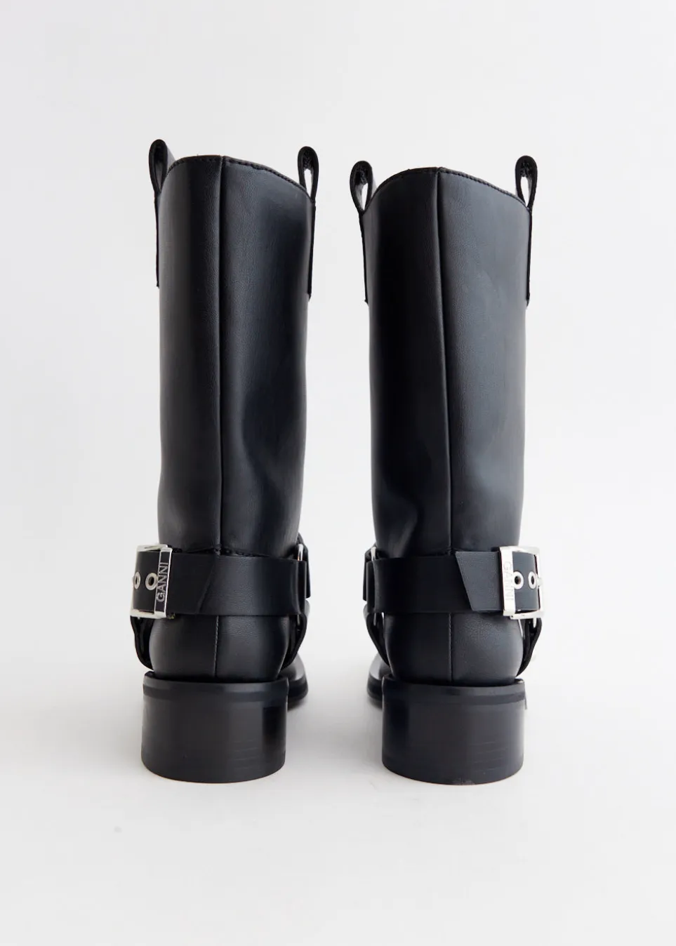 Biker Tubular Mid Shaft Boots
