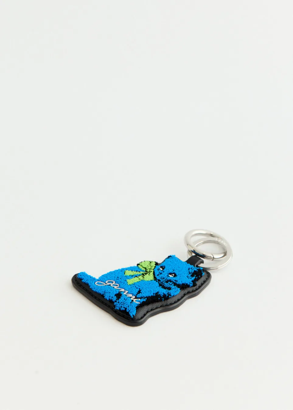 Blue Kitty Keyring