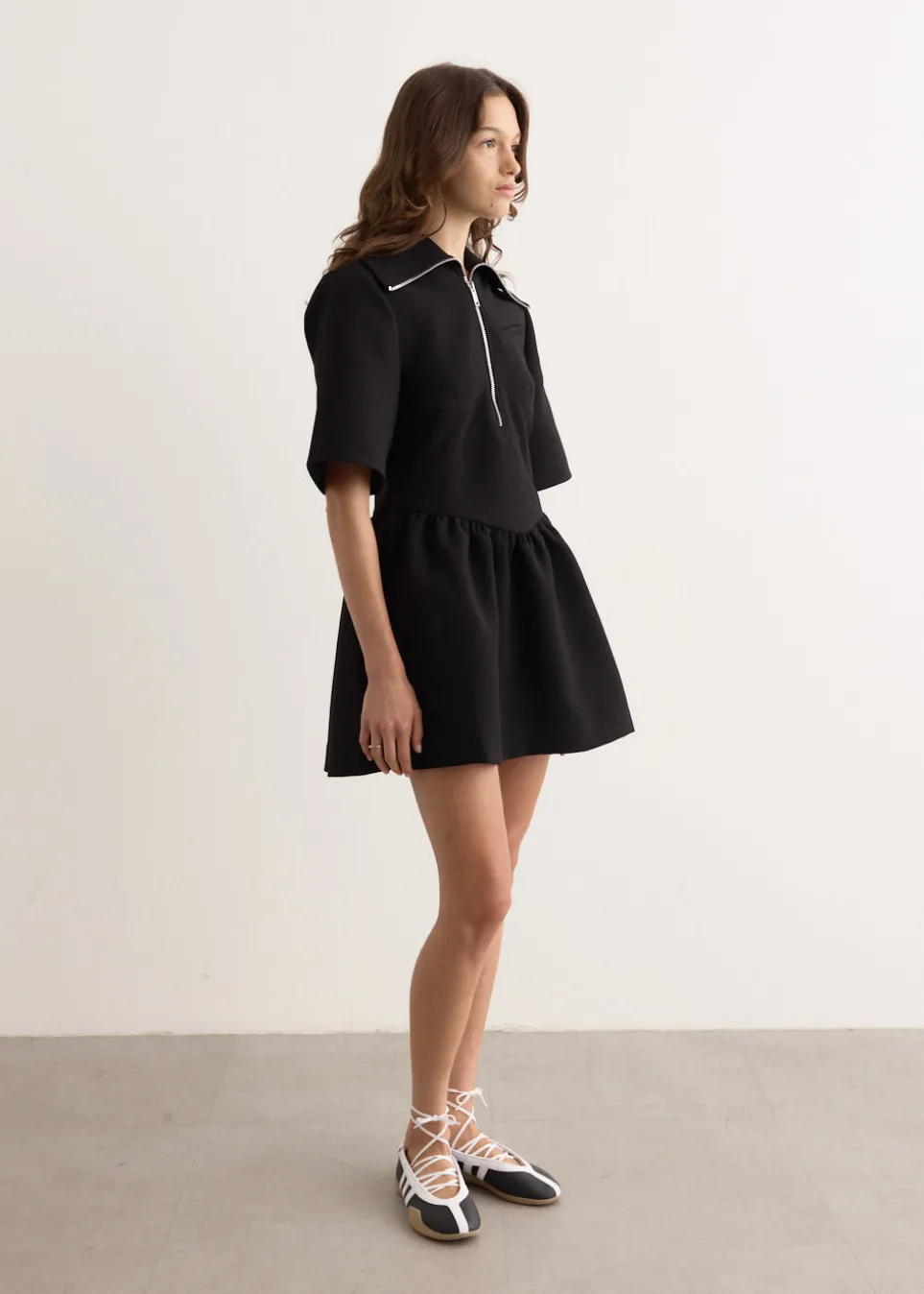 Bonded Crepe Mini Dress