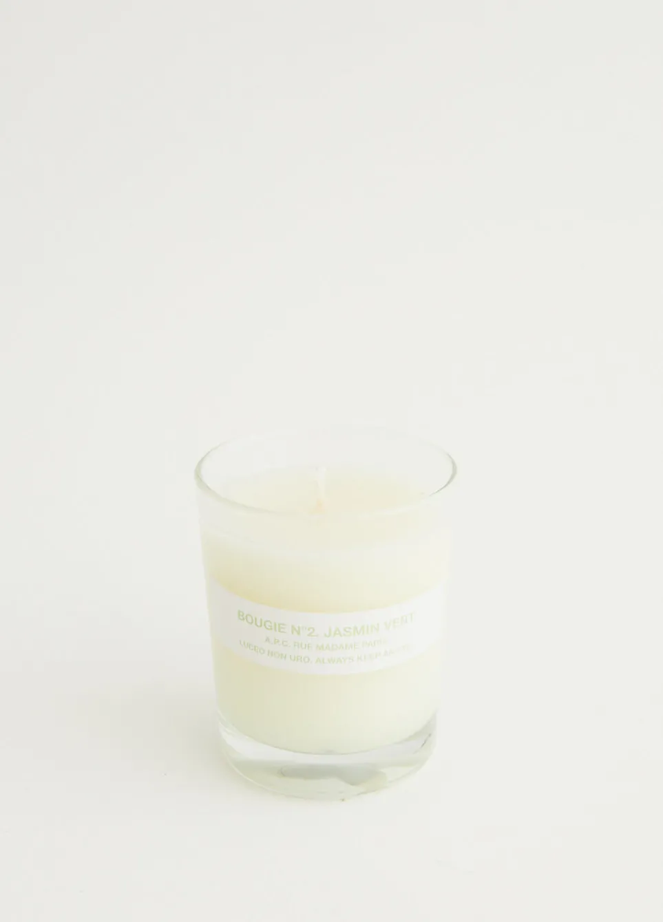 Bougie N°2. Jasmin Vert Candle