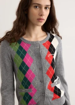 Cashmere Wool Mix Cardigan