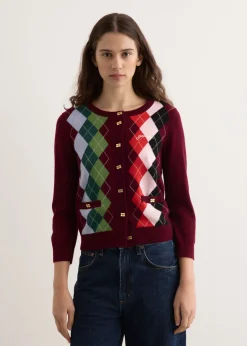 Cashmere Wool Mix Cardigan