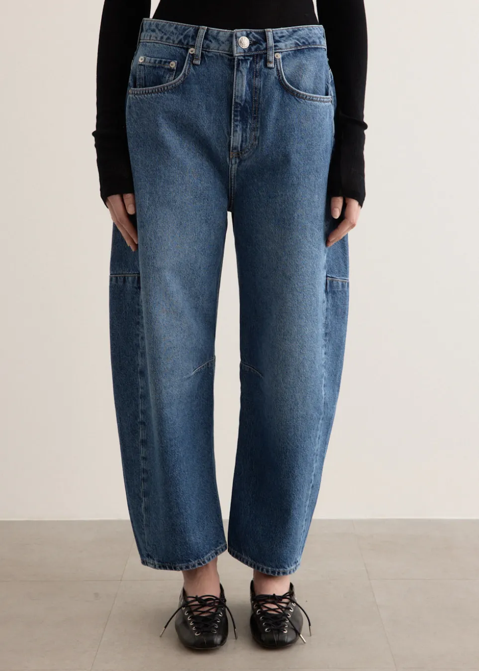 Charlie High-Rise Barrel Jeans