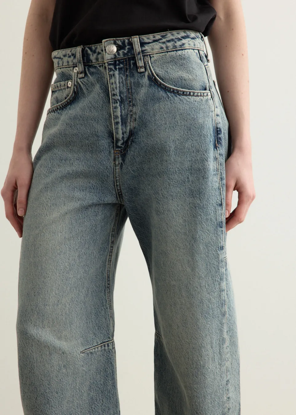 Charlie High-Rise Barrel Jeans