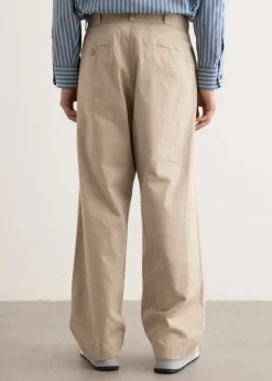 Chino Cloth Wide Pants