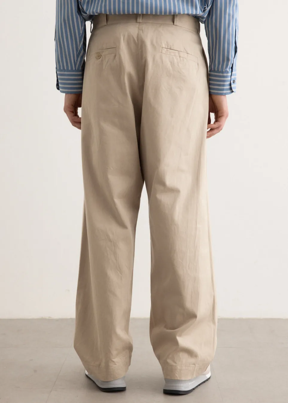 Chino Cloth Wide Pants