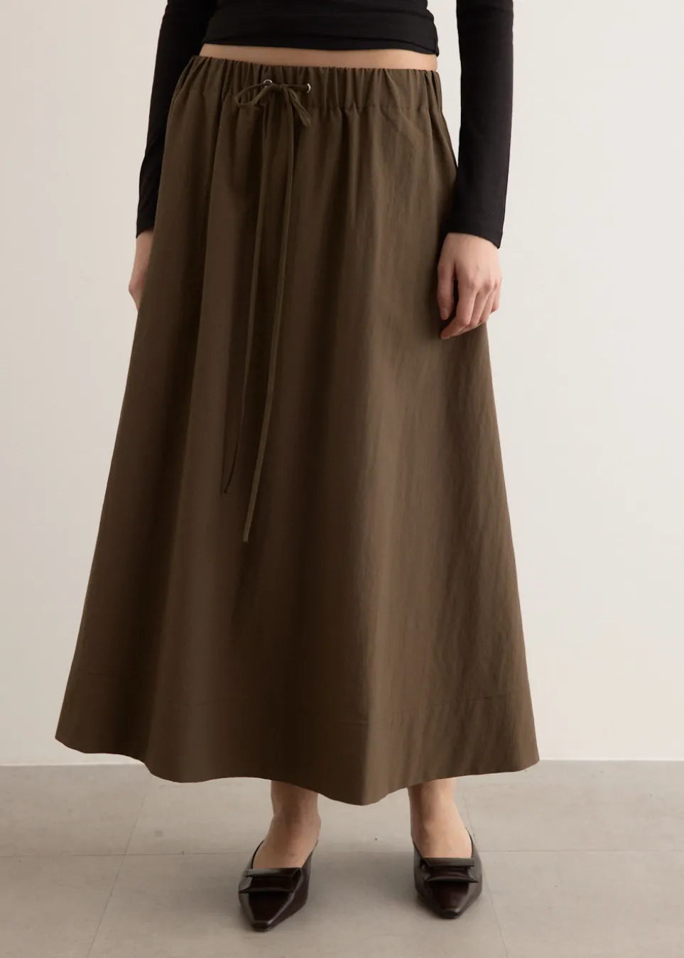 Choir Bubble Midi Skirt