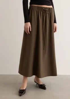 Choir Bubble Midi Skirt