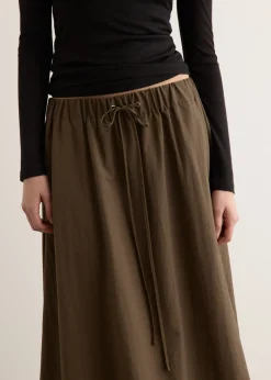 Choir Bubble Midi Skirt