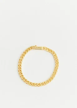 Classic Curb Chain Bracelet Gold