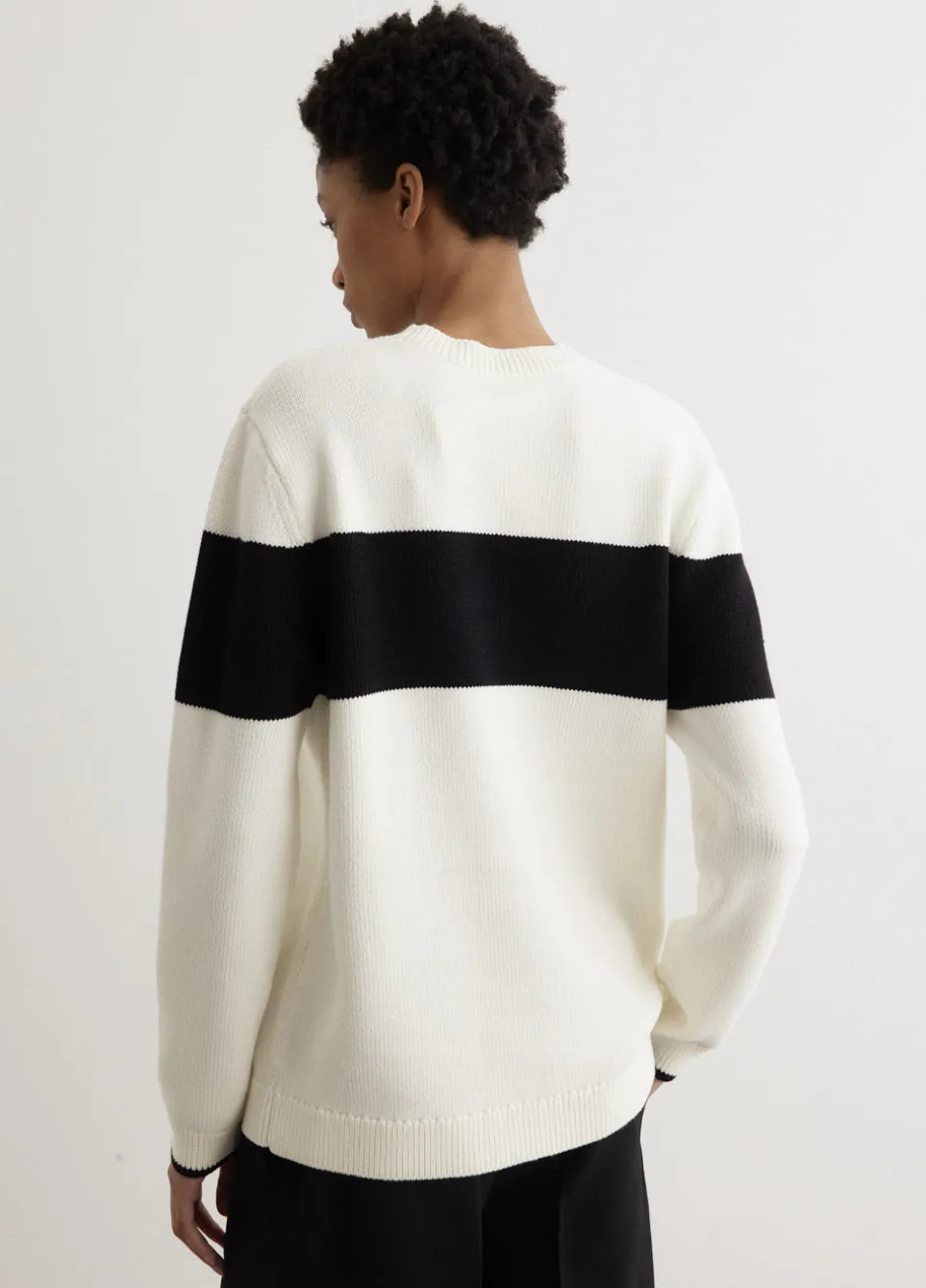 Contrast Stripe Knit
