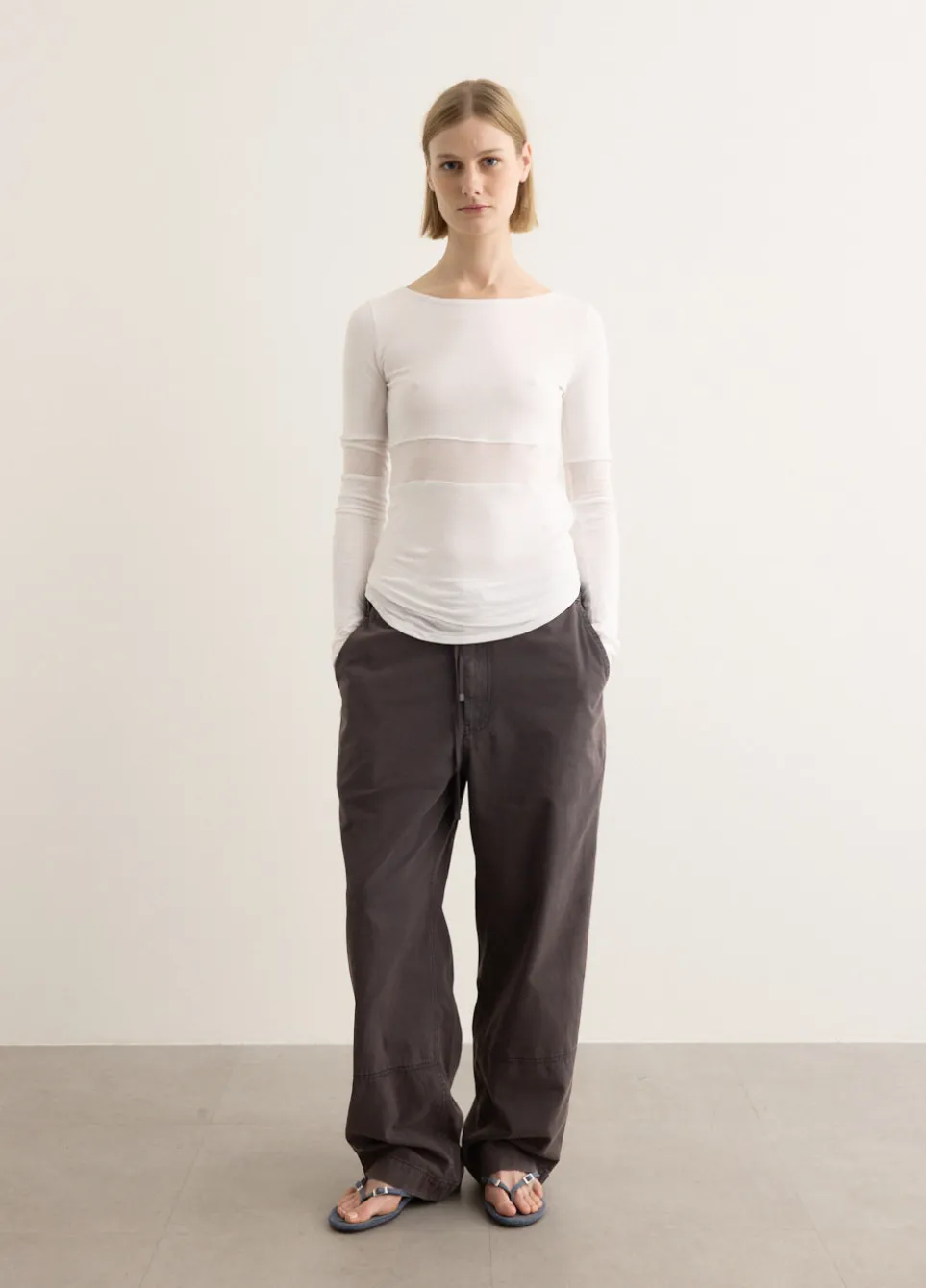 Corset Point Sleeve Top