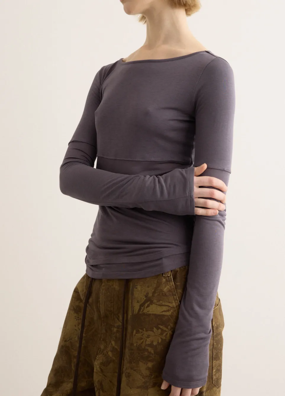 Corset Point Sleeve Top