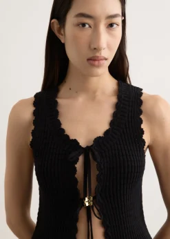 Cotton Textured Lace Top