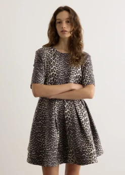 Cotton Tweed Mini Dress