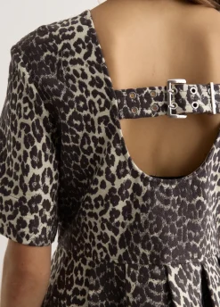 Cotton Tweed Mini Dress