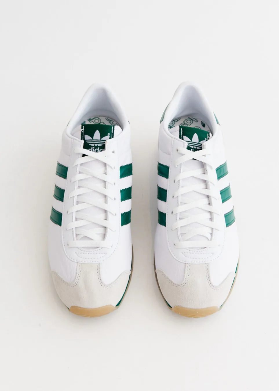Country Japan 'White Collegiate Green' Sneakers