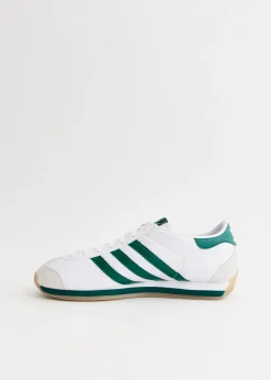 Country Japan 'White Collegiate Green' Sneakers