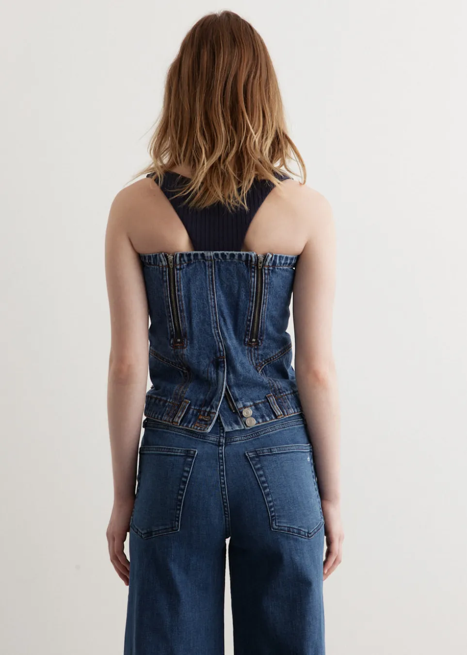 Cove Deconstructed Denim Bustier
