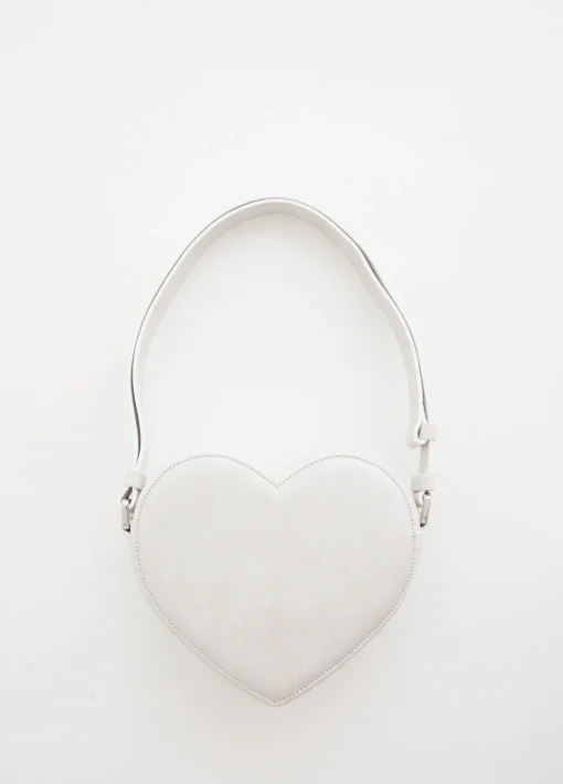Crackle Heart Shoulder Bag