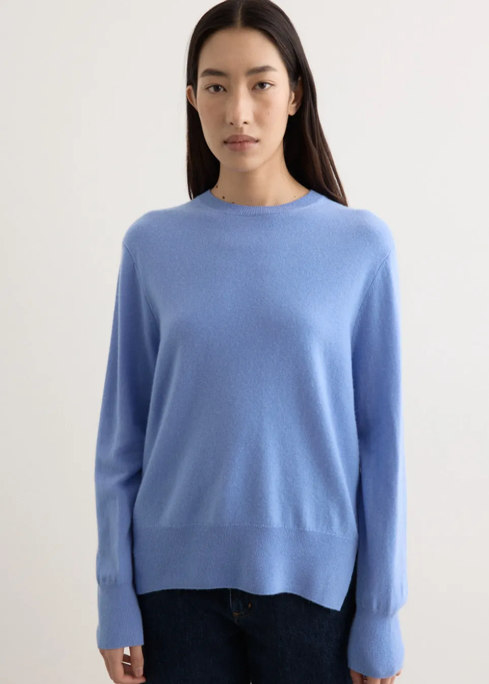 Crew Neck Cashmere Knit