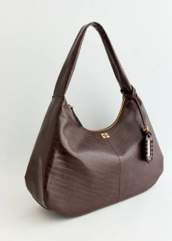 Croco XXL Hobo Bou Bag