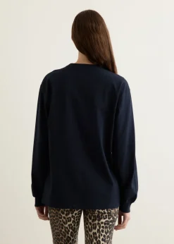 Dark Blue GANNI Sweatshirt