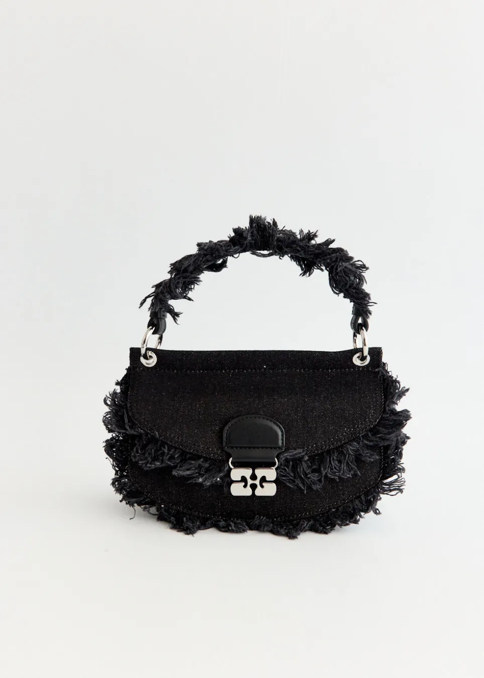 Denim Apo-G Mini Top Handle Bag