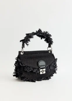 Denim Apo-G Mini Top Handle Bag